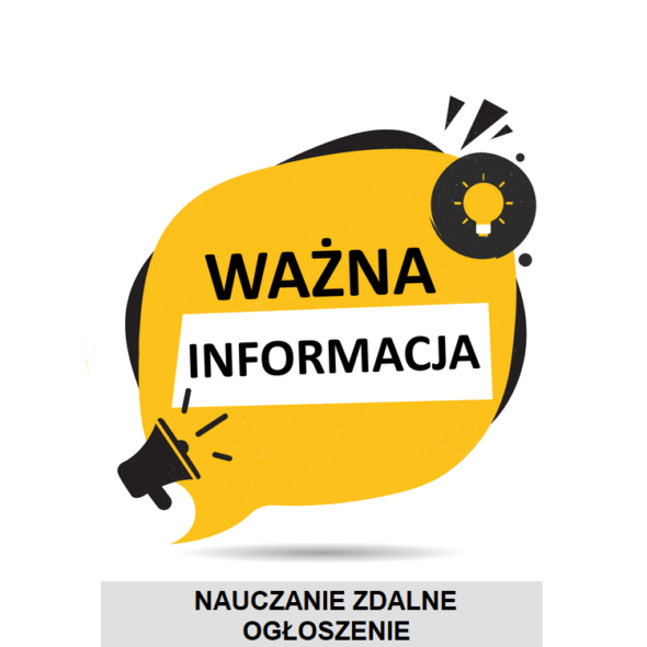 Nauczanie zdalne - informacja
