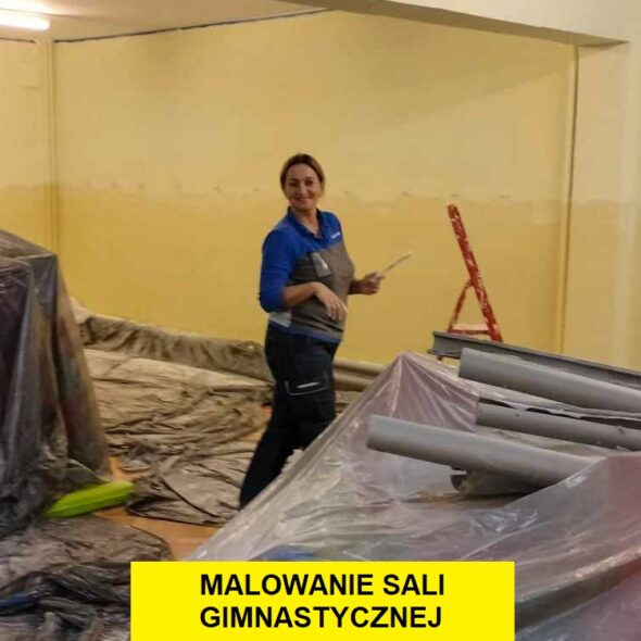 Malowanie sali gimnastycznej
