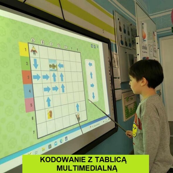 Oblicza matematyki - Kodowanie z tablicą multimedialną