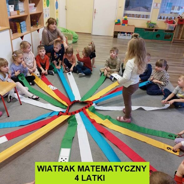 Wiatrak matematyczny - 4-latki