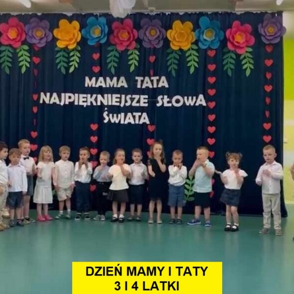 Dzień Mamy i Taty - 3 i 4 latki