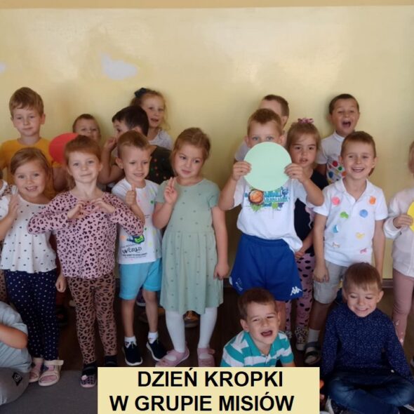 Dzień Kropki w grupie Misiów