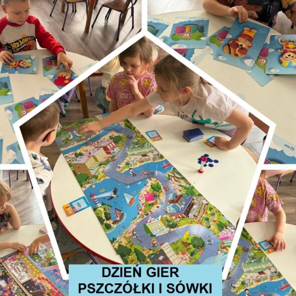 Dzień gier - Pszczółki i Sówki