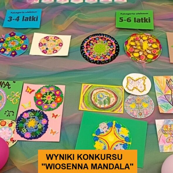 Wyniki konkursu "Wiosenna mandala"